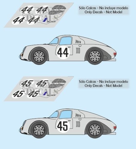 Décal porsche 550 mans - 550,
