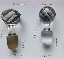 2 Bouchons De Carafe Cristal