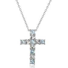 Argent Sterling Topaze Bleu