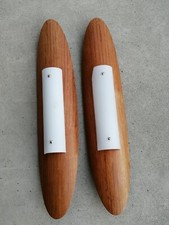  Paire d applique design style reggiani contre-plaqué opaline