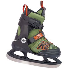 K2 Raider Ice Patins Kinder-Schlittschuhe Patins à Glace Taille Réglable Vert
