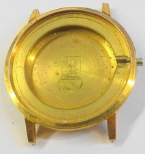 BOITIER VIDE MONTRE LIP 136 extra plat PLAQUE OR - ORIGINE LIP