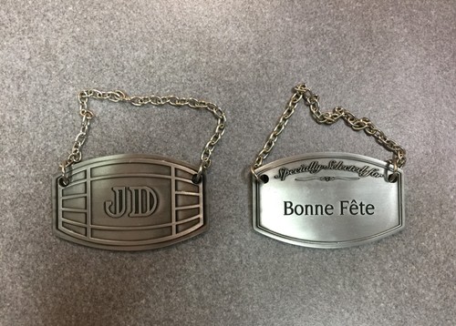 Big plaque metal chainettes - metal,