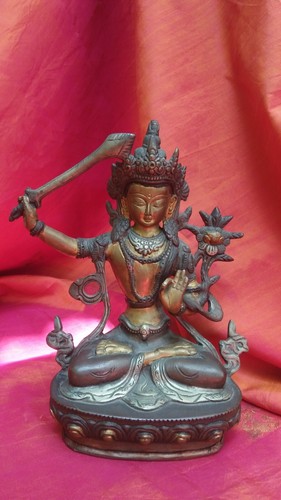 Manjushri dieu statue ancienne - dieu,