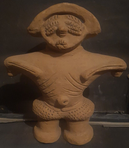 Statuette terre cuite - en,
