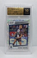 Achraf Hakimi Panini Score 2022-23 PSG Swirl MTG Grade 10 Perfect Mint not PSA