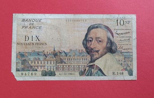 Francs richelieu fauté - 10,