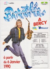 Flyer promotionnel original Dorothée à Bercy 1990 AB productions TF1 Europe 1