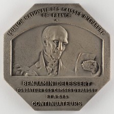 Médaille Union Nationale des Caisses d'épargne de France - par René Grégoire