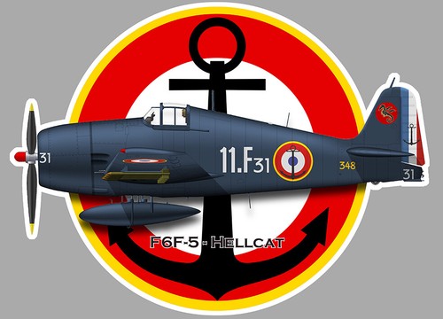 Autocollant hellcat f6f - autocollant,