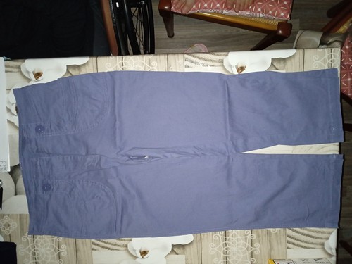 Pantacourt bleu violet