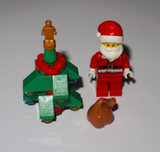 Lego ® City Minifig Figurine Père Noël + Sapin & Hotte Santa Claus NEW