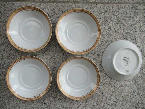 Soucoupes creuses porcelaine - 5,
