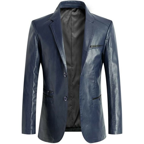 Blazer cuir pour homme de - blazer,