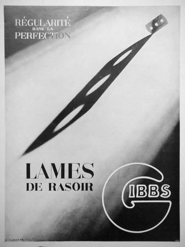 Publicité 1932 gibbs lames - gibbs,