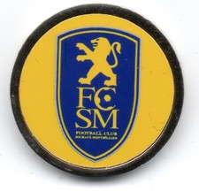 Jeton de caddie sans trou : F C S M  FOOTBALL  CLUB  SOCHAUX MONTBELIARD  /bleu