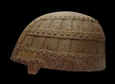 RARE CASQUE MEDIEVAL JAPONAIS DU 6° SIECLE - A SHOKAKUTSUKI KABUTO IRON HELMET