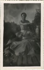 PHOTO ANCIENNE - VINTAGE SNAPSHOT - BATEAU CANOË RAMEUR RAMER MUSCLE -BOAT KAYAK