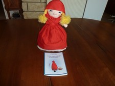 Marionnette 3 en une avec petit Chaperon Rouge, Mère Grand et Loup + livret