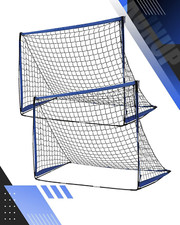 Soccer Goals for Backyard for Kids, Portable Soccer Nets Set, 2 Packs Pop up Soc