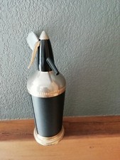 TRÈS ANCIEN ET RARE SIPHON À CHANTILLY  COLLECTION PARIS GAINÉ SIMILI CUIR 