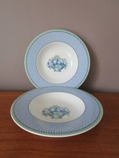 2 ASSIETTES CREUSES  VILLEROY & BOCH  MODELE PROVENCE CASSIS GERMANY