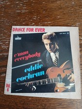 vend 45T EDDIE COCHRAN CMON EVERYBODY DANCE FOR EVER VOL 4