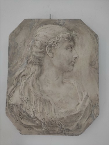 Poitevin 1880 sculpture buste - 1880,