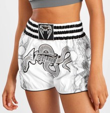 VENUM White Snake Short de Muay Thai Femme Taille XL Sport de Combat Boxe Fight