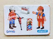 Autocollant sticker PLAYMOBIL Travaux publics adesivo aufkleber pegatina vintage