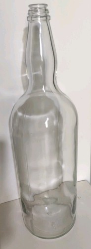 Bouteille verre transparent - verre,