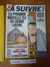 REVUE BD à suivre 135 1989 Magazine avec AS COMICS 3 TARDI NESTOR BURMA MALET a