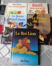 Walt Disney Lot De 5 Livre Roi Lion Jafar Notre Dame Aristochats Basil Livres .