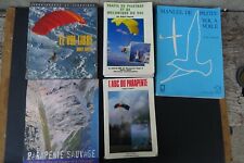 5 LIVRES SUR LE VOL A VOILE PARAPENTE VOL LIBRE PILOTAGE ET MECANIQUE