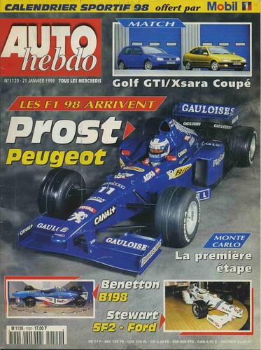 Auto hebdo 1120 - auto, 21/01/1998