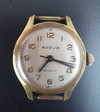 Ancienne Montre Mécanique ROBUR Femme Dustproof