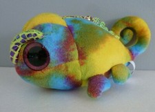 X5. DOUDOU PELUCHE YOOHOO & FRIENDS CAMELEON jaune bleu vert rose mauve TTBE
