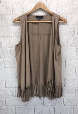 Naif Brown Faux Suede Fringe