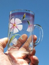 Rare verre de cure en verre