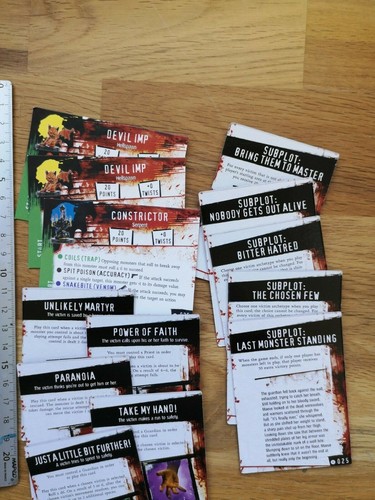 Cards lot horrorclix m70 - horrorclix,