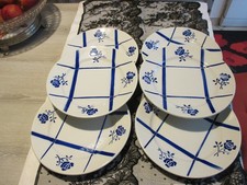 6 anciennes assiettes plates