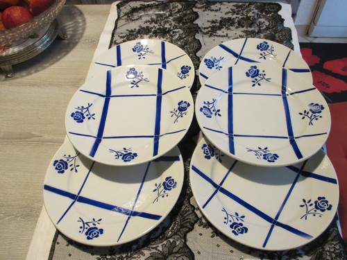 Anciennes assiettes plates - 6,