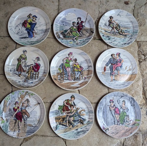 Collection assiettes - collection, d'assiettes