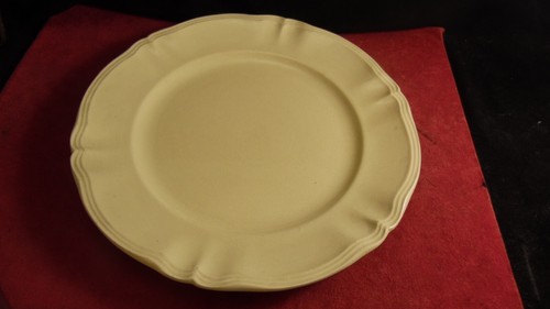 Plat rond faience blanche - plat,