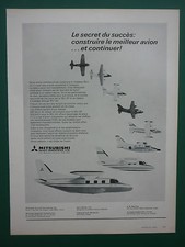 5/1970 PUB MITSUBISHI AIRCRAFT AVION MITSUBISHI MU-2G MU-2F ZERO JAPAN AD