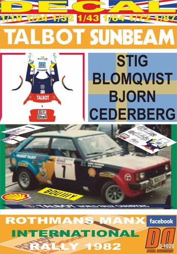 Decal talbot sunbeam lotus - decal,