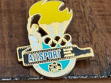 PINS PIN JO OLYMPIC OLYMPIQUE ALBERTVILLE 92 1992 VANDYSTADT PHOTO MEDIA DORE