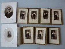 LOT DE 9 PHOTOS ANCIENNES