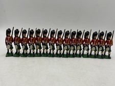 Vintage BRITAINS lot de 15 Highlanders Écossais plomb 1:30 soldats en marche