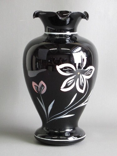 Pot verre violet - pot, peinture